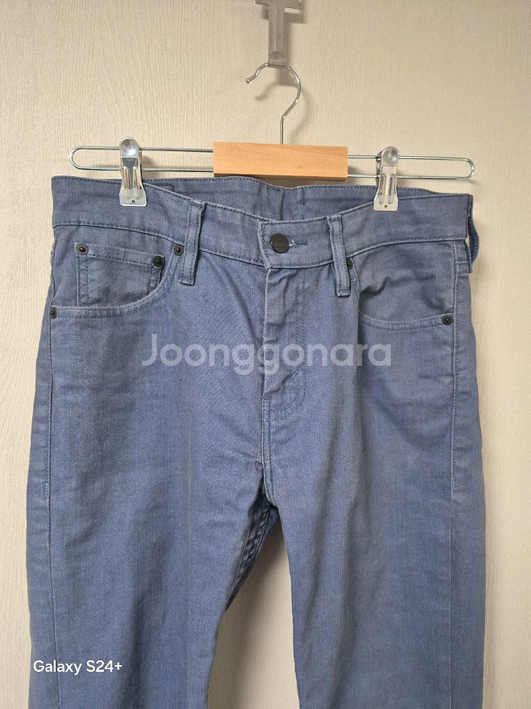 리바이스 블루 데님 30인치 (상태좋음)--3