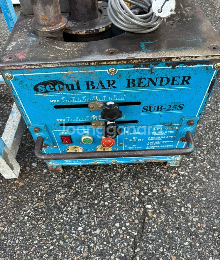 서울 SUB-25S 철근밴딩기 (철근절곡기)--5