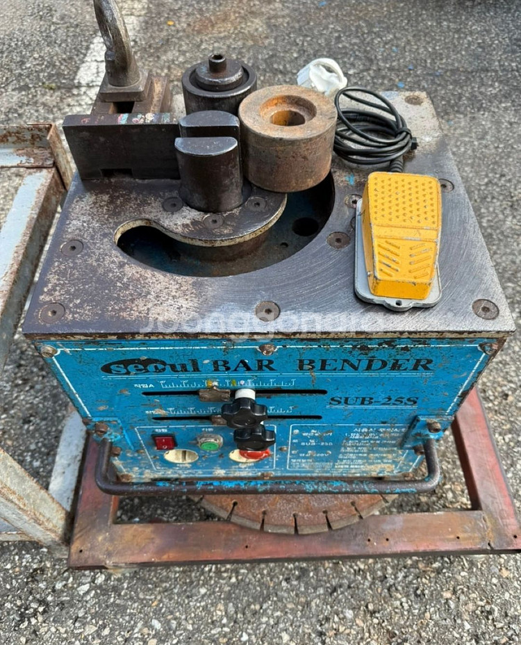 서울 SUB-25S 철근밴딩기 (철근절곡기)--1