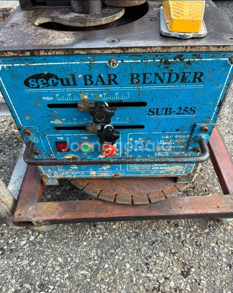 서울 SUB-25S 철근밴딩기 (철근절곡기)--2