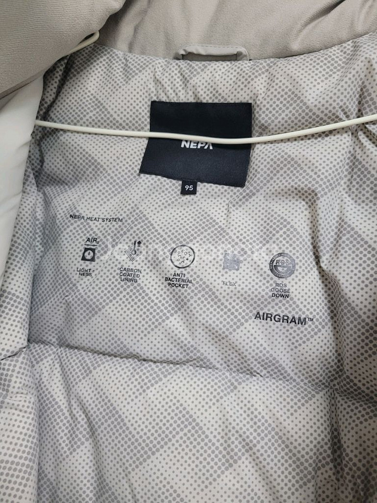 네파 남성 구스 롱패딩 - 새상품--1