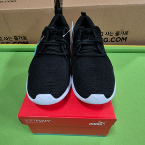 신품 푸마 칼슨2운동화 블랙화이트, 사이즈275,280