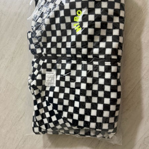 히로 체커 후리스 170 블랙 새상품