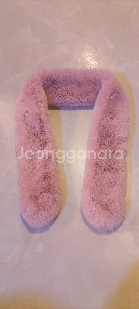 핑크 퍼 머플러, 목도리--2