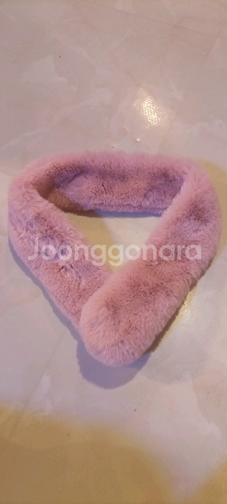 핑크 퍼 머플러, 목도리--5