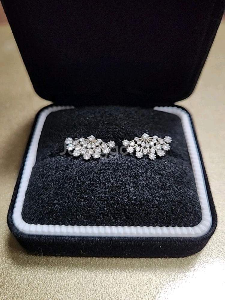 모이사나이트 925 귀걸이--0