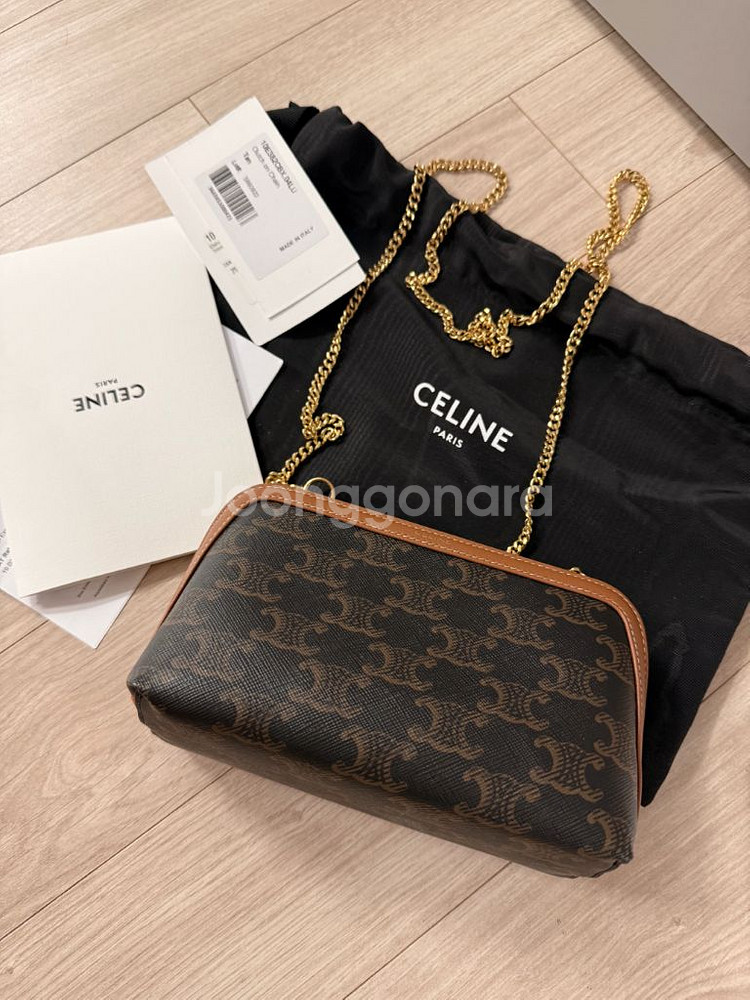 셀린느 트리옹프 체인 클러치--0