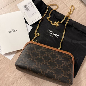 셀린느 트리옹프 체인 클러치