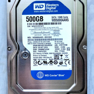 500GB 하드(WD CaviarBlueHDD)(택포)