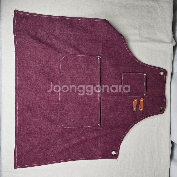 [새상품]캔버스 앞치마 데님앞치마 카페앞치마--0