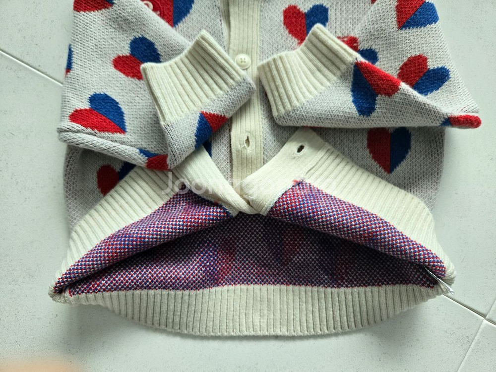 베베드피노 조이풀 하트 가디건--1