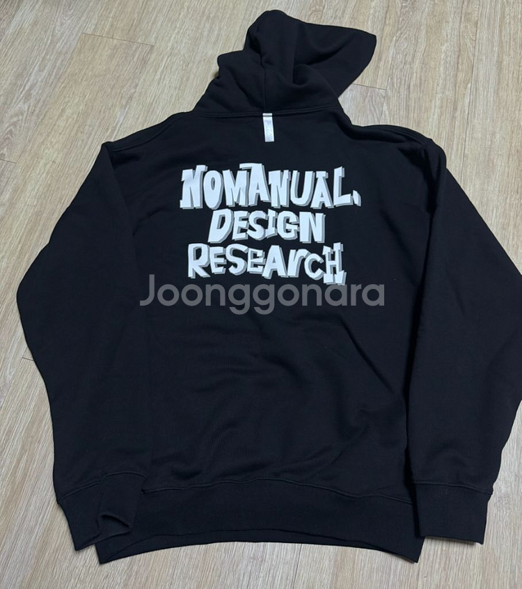 노매뉴얼 후드티 M--0