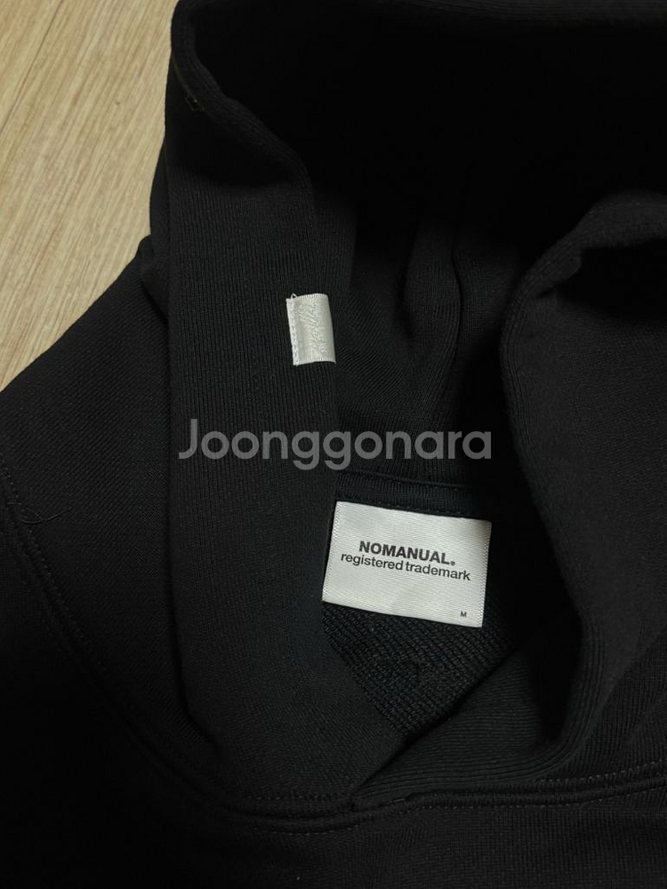 노매뉴얼 후드티 M--2
