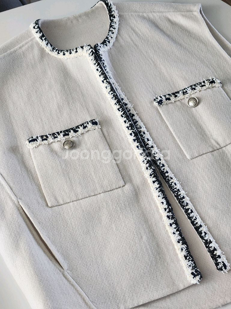 (새상품) system 시스템 트위드 베스트 조끼--0