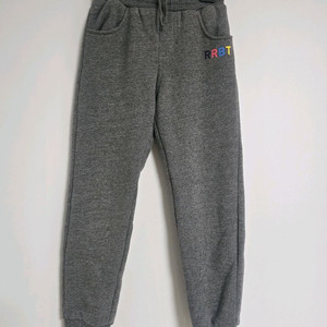 알로봇 기모 트레이닝 팬츠 130사이즈 그레이
