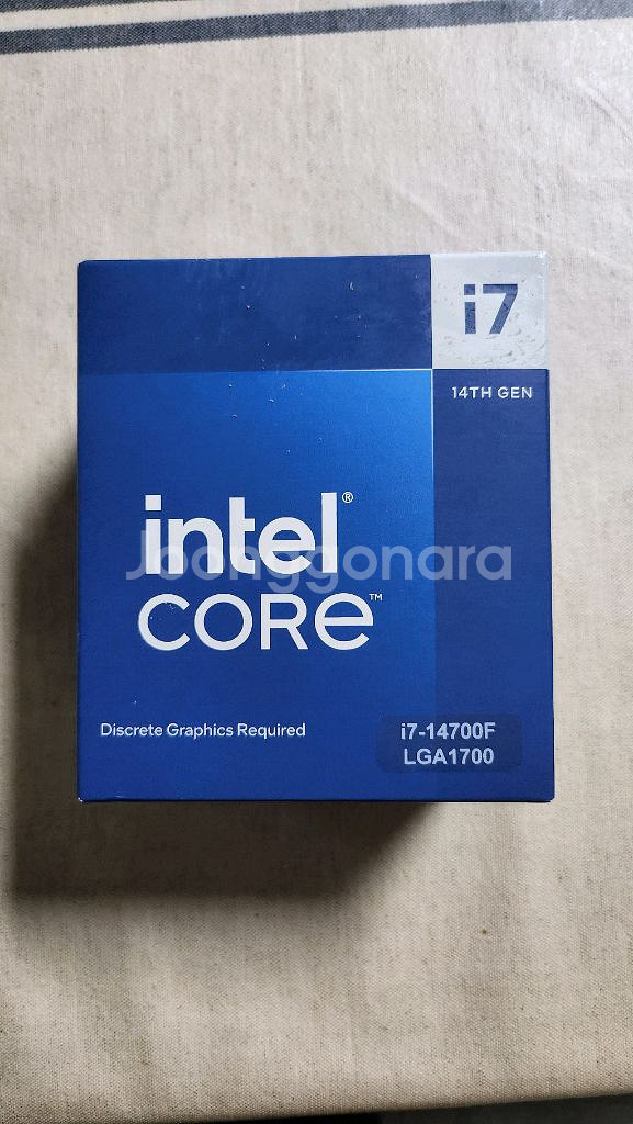 인텔 i7-14700F 14세대 CPU (미개봉 새제품--0