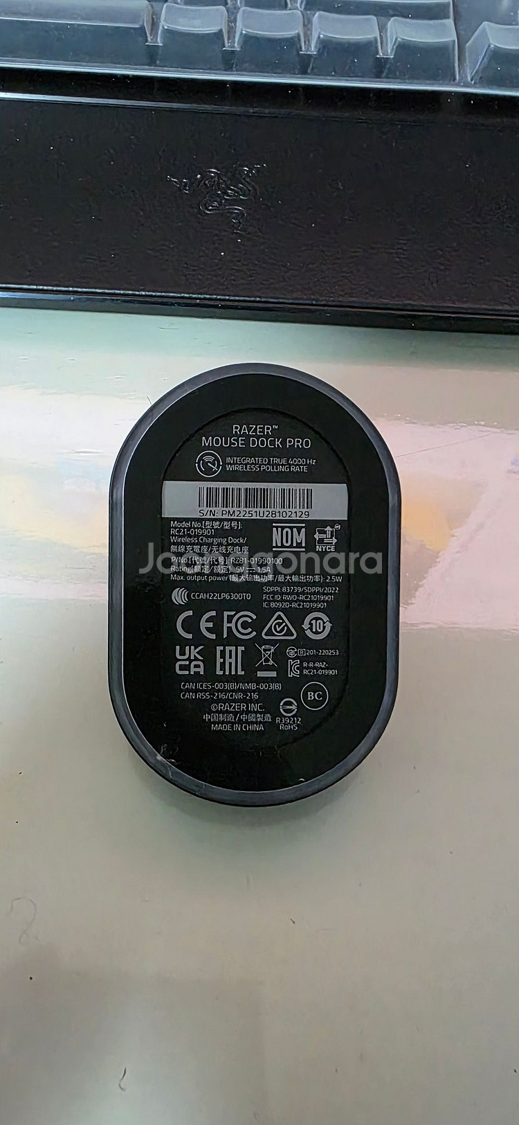 Razer Mouse Dock Pro 정품 팝니다--2
