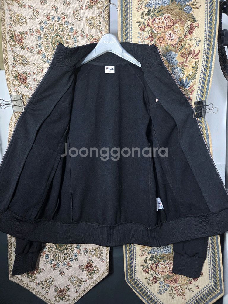 95 휠라 기모 트레이닝 집업 상태a--6