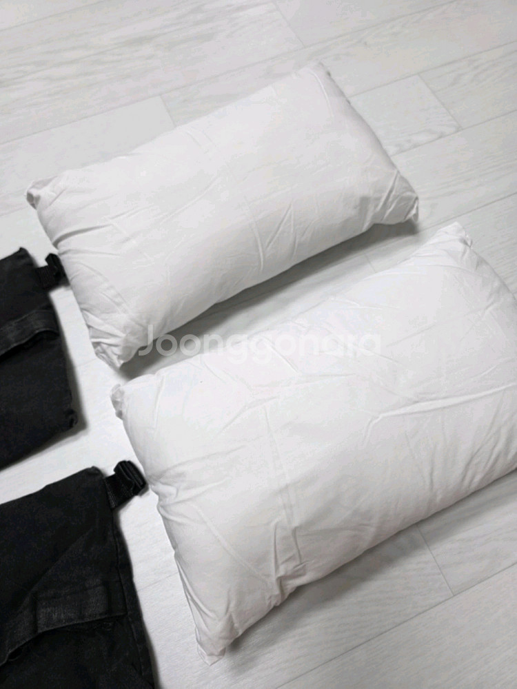 노스피크 캠핑 목쿠션 캠핑 베개 블랙 2개 (일괄)--3