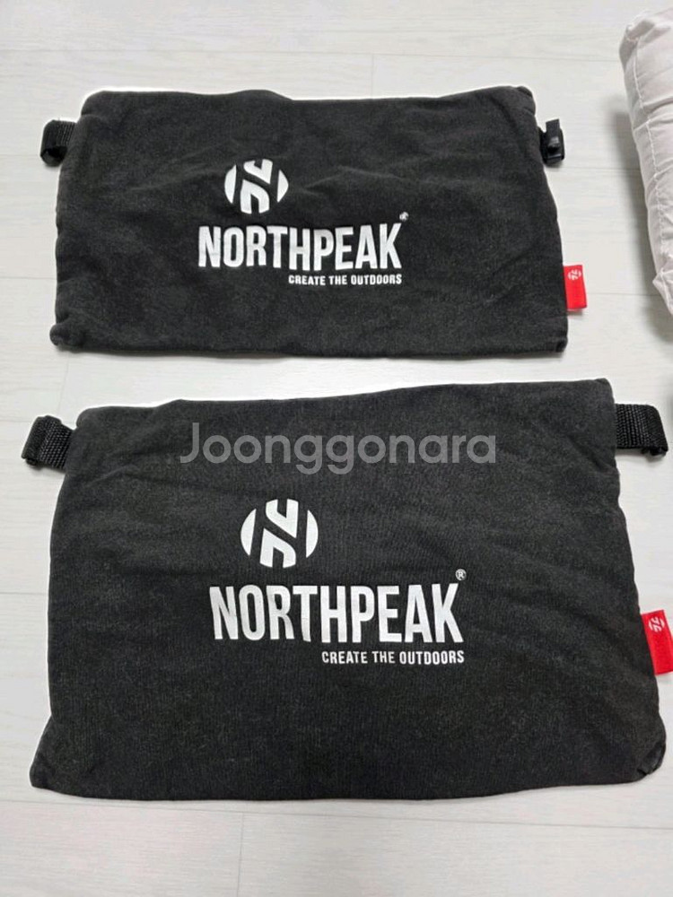 노스피크 캠핑 목쿠션 캠핑 베개 블랙 2개 (일괄)--4