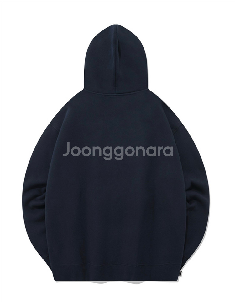 커버낫 아치 로고 기모 후디 네이비 L--1