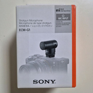 소니 지향성 마이크 ECM-G1