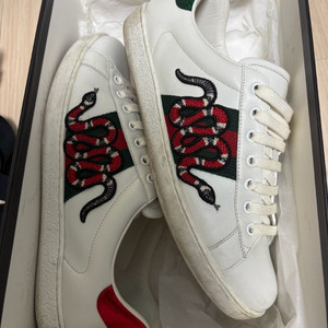 구찌 스네이크 스니커즈 풀박스 44