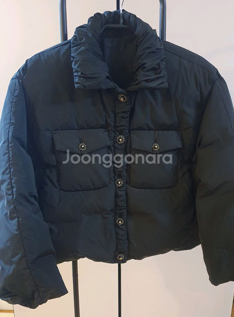 랑방 숏 구스다운--0