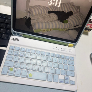 아이패드 미니 6+AZV 키보드+실크펜슬+펜슬커버