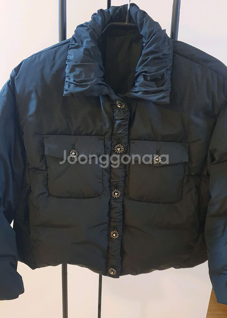 랑방 숏 구스다운--1