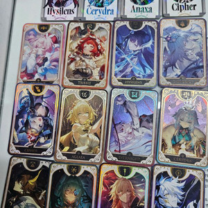 호요랜드 스타레일 내뽑대 12장 올컬+부스 포카 팝니다