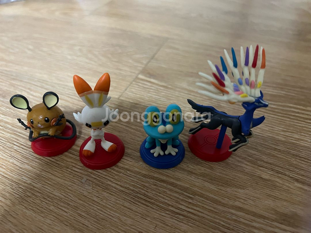 포켓몬 피규어 염버니 데덴네 개구마르개굴닌자 제르네아스--0