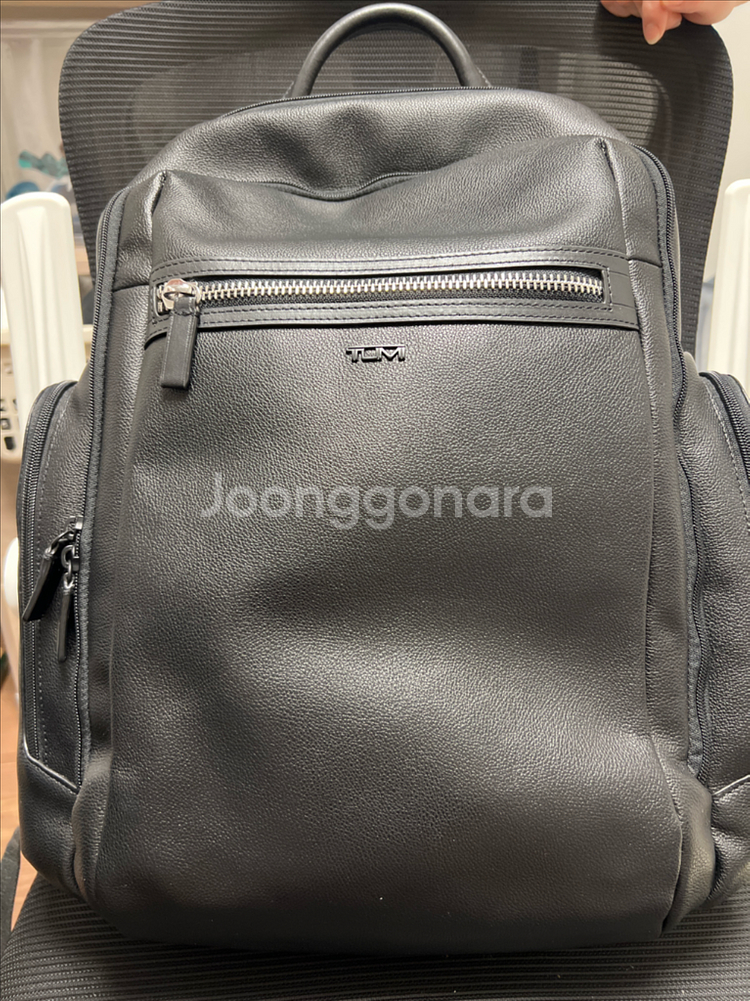 투미 가죽 백팩 66904DLO 블랙--0