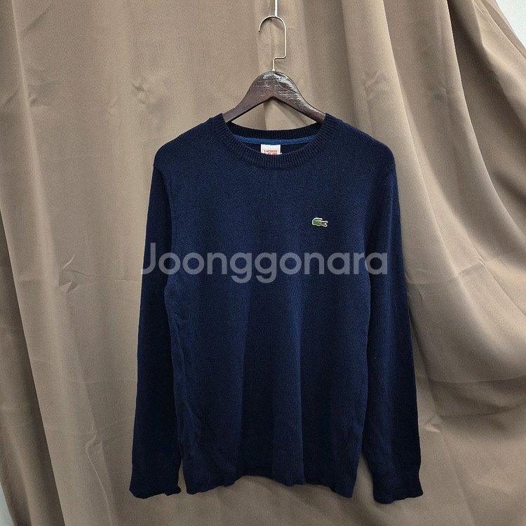라코스테 네이비 니트 긴팔 105--0