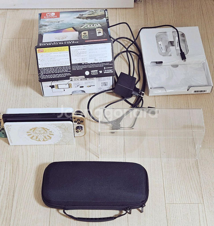 닌텐도 스위치 젤다 에디션 풀박스 및 악세사리--0