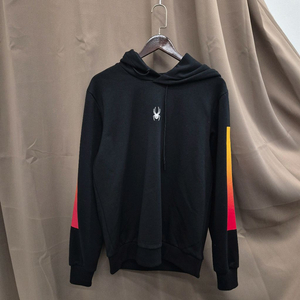 스파이더 블랙 기모 후드티 95