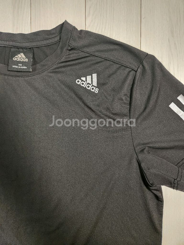 아디다스 기능성 반팔티 3S LOGO TEE 사이즈L(--1