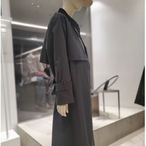 스튜디오 톰보이, 코듀로이 배색 트렌치코트