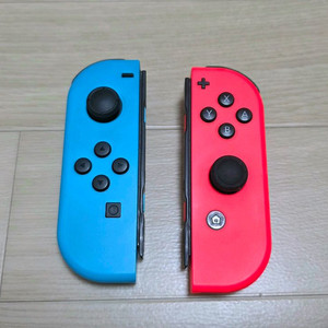 닌텐도 스위치 조이콘 한쌍(네온)_왼쪽 확인 요망