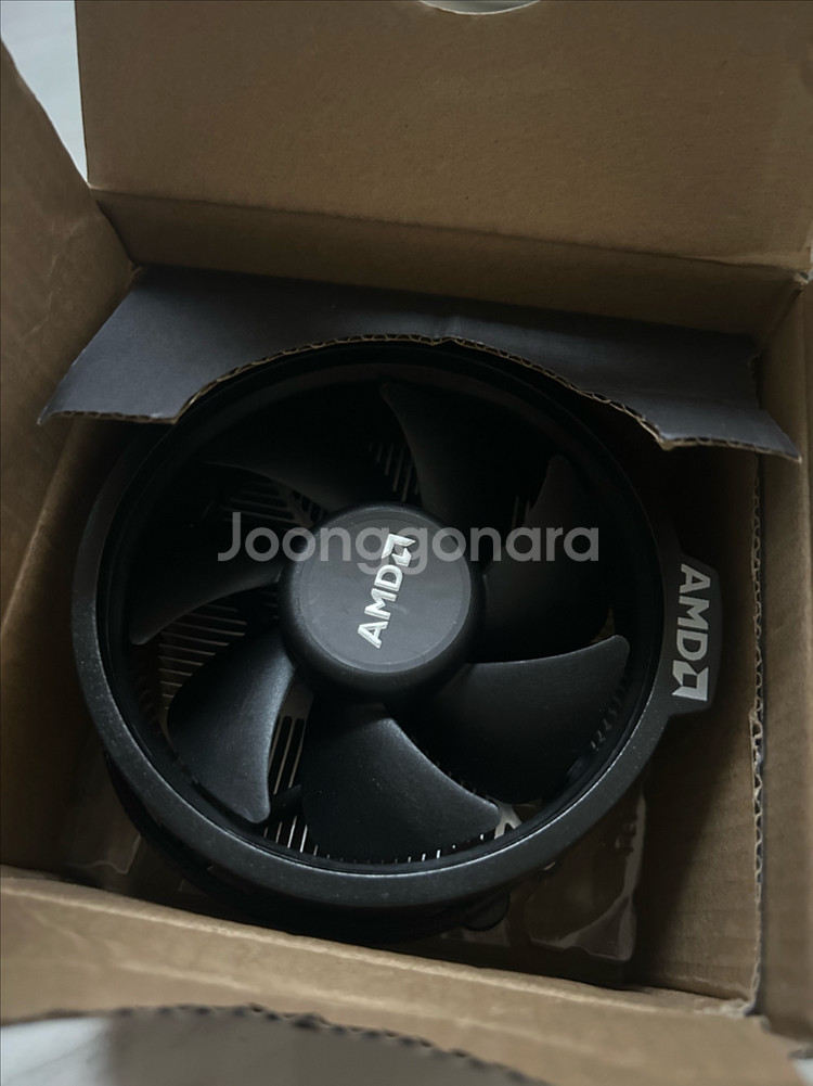 미사용 AMD 라이젠5 2600X CPU 기쿨포함--1
