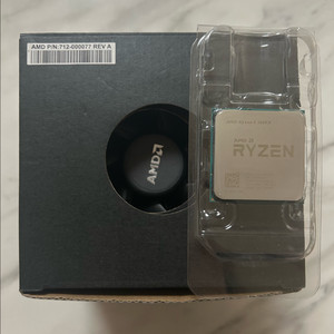 미사용 AMD 라이젠5 2600X CPU 기쿨포함