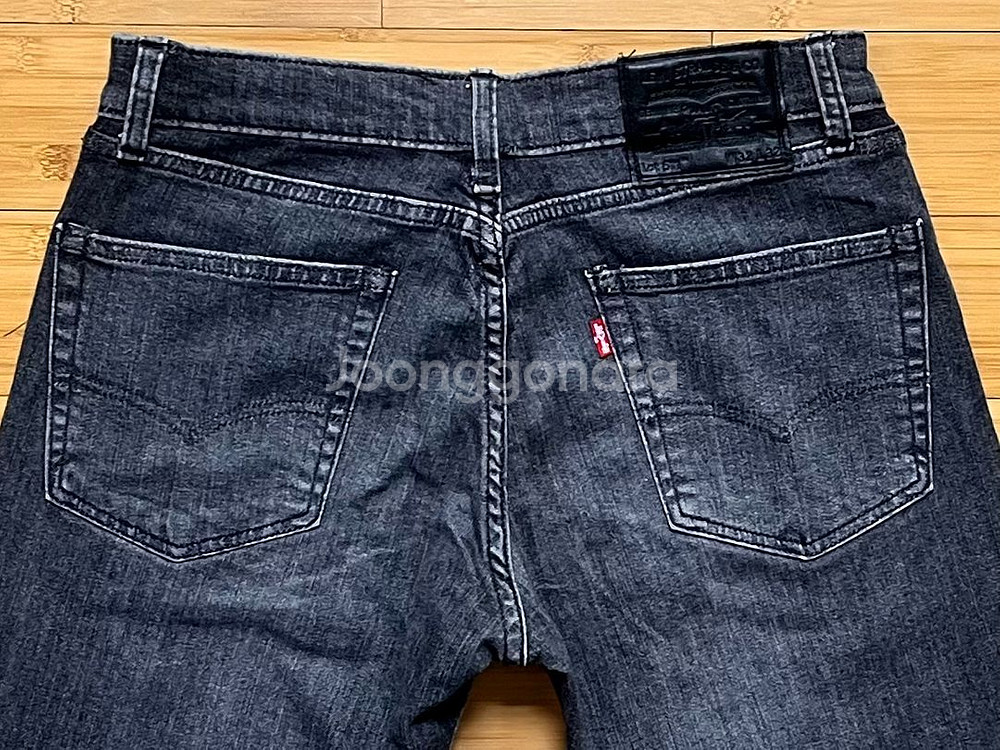 리바이스 511 빅E 블랙진 W32 L32--3