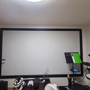 고정식 벽걸이 대형 빔 스크린 3040*1770