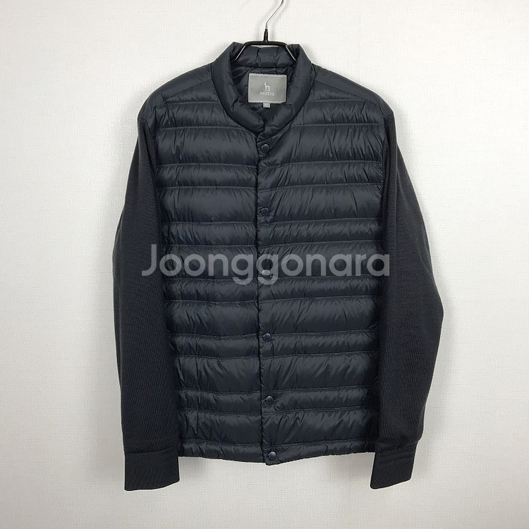 헤지스 구스다운 니트 패딩 점퍼 남성105--0