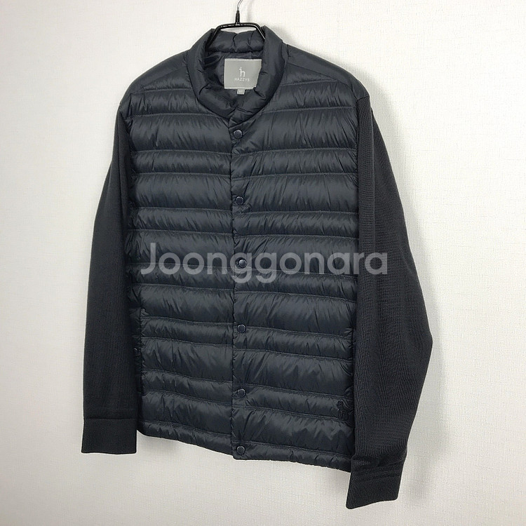 헤지스 구스다운 니트 패딩 점퍼 남성105--2