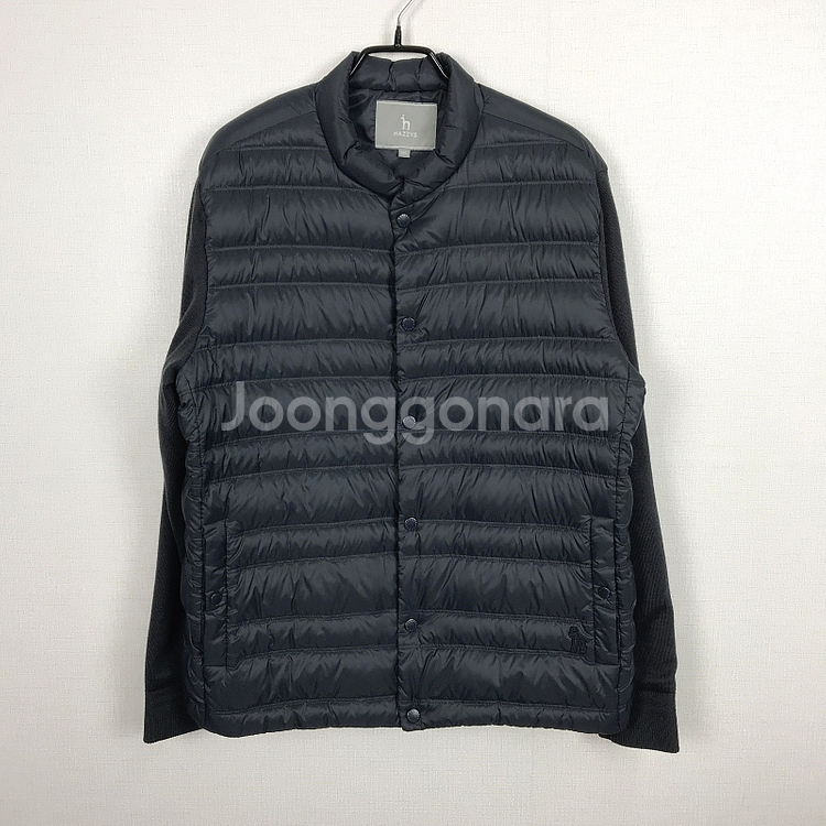 헤지스 구스다운 니트 패딩 점퍼 남성105--1