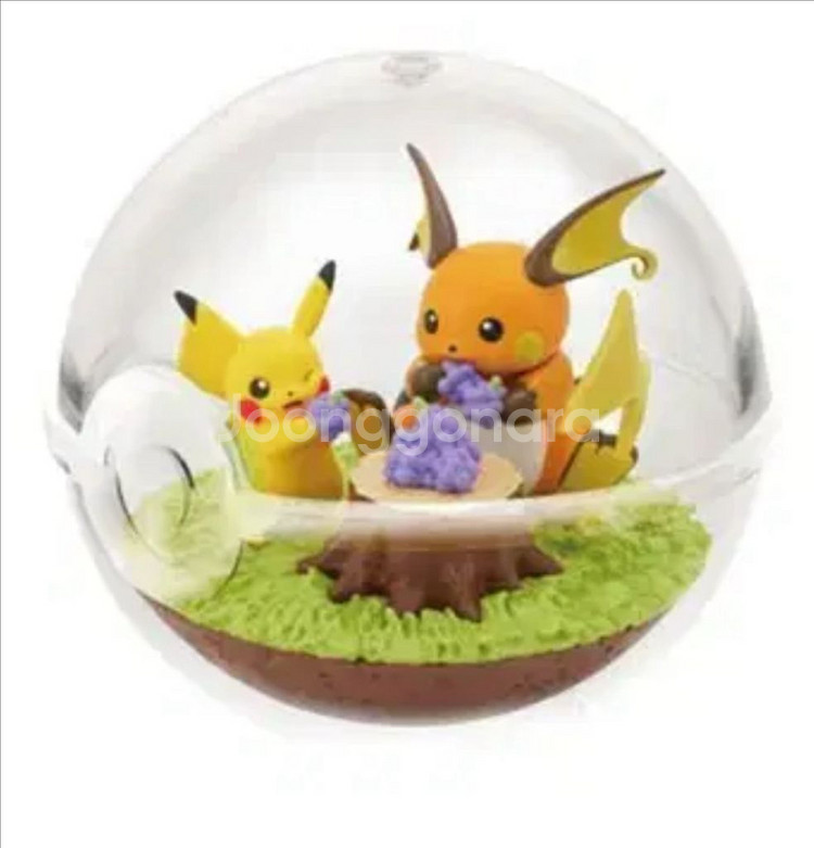 포켓몬 리멘트 테라리움 컬렉션 14 피카츄&라이츄--0