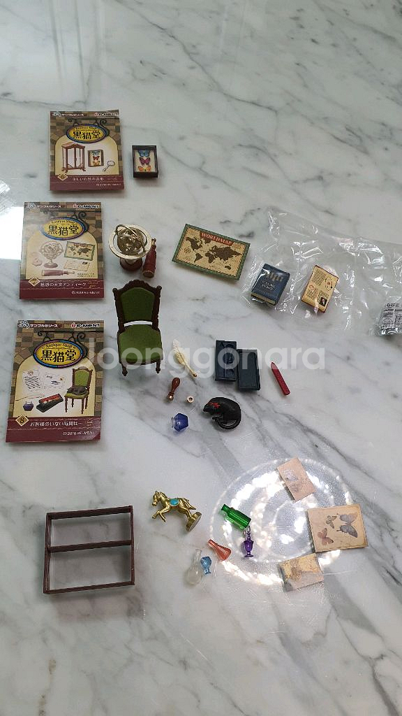 리멘트 흑묘당 풀셋 + 의자 한개 더 식완 미니어처--7