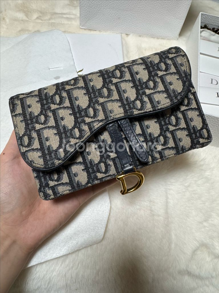 [새상품급/풀구성]디올 오블리크 벨트 파우치--1