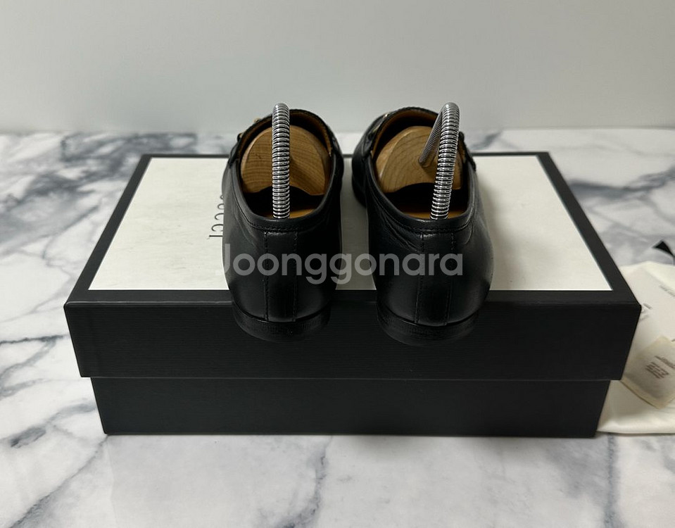 [36.5] 구찌 홀스빗 레더 여성 로퍼 구두--3